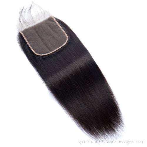 Wholesale Cuticle Aligned Straight Virgin Hair Bundles Vendor Body Wave Human Hair Extension With Lace Frontal Closure